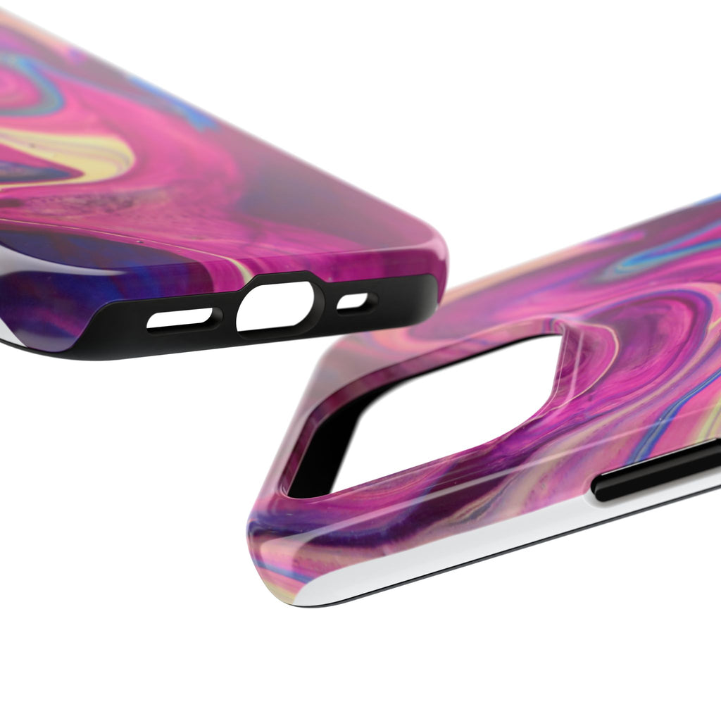 Phone Case | Protective Artistic Paint Pour Design