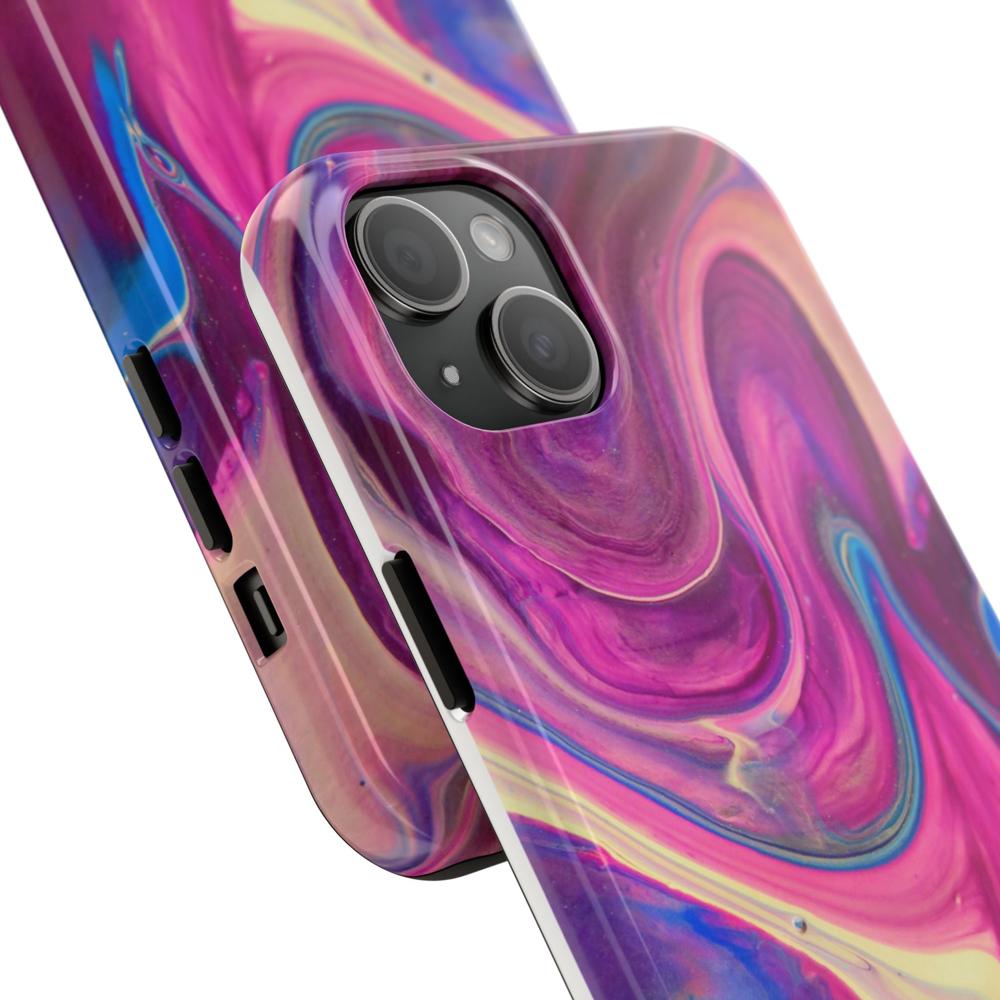 Phone Case | Protective Artistic Paint Pour Design