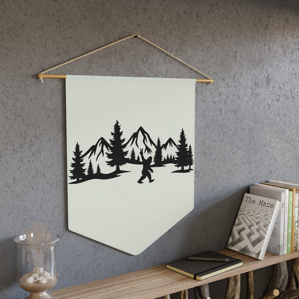 Pennant Banner | 'Peace, I'm Out'–Bigfoot Wall Decor