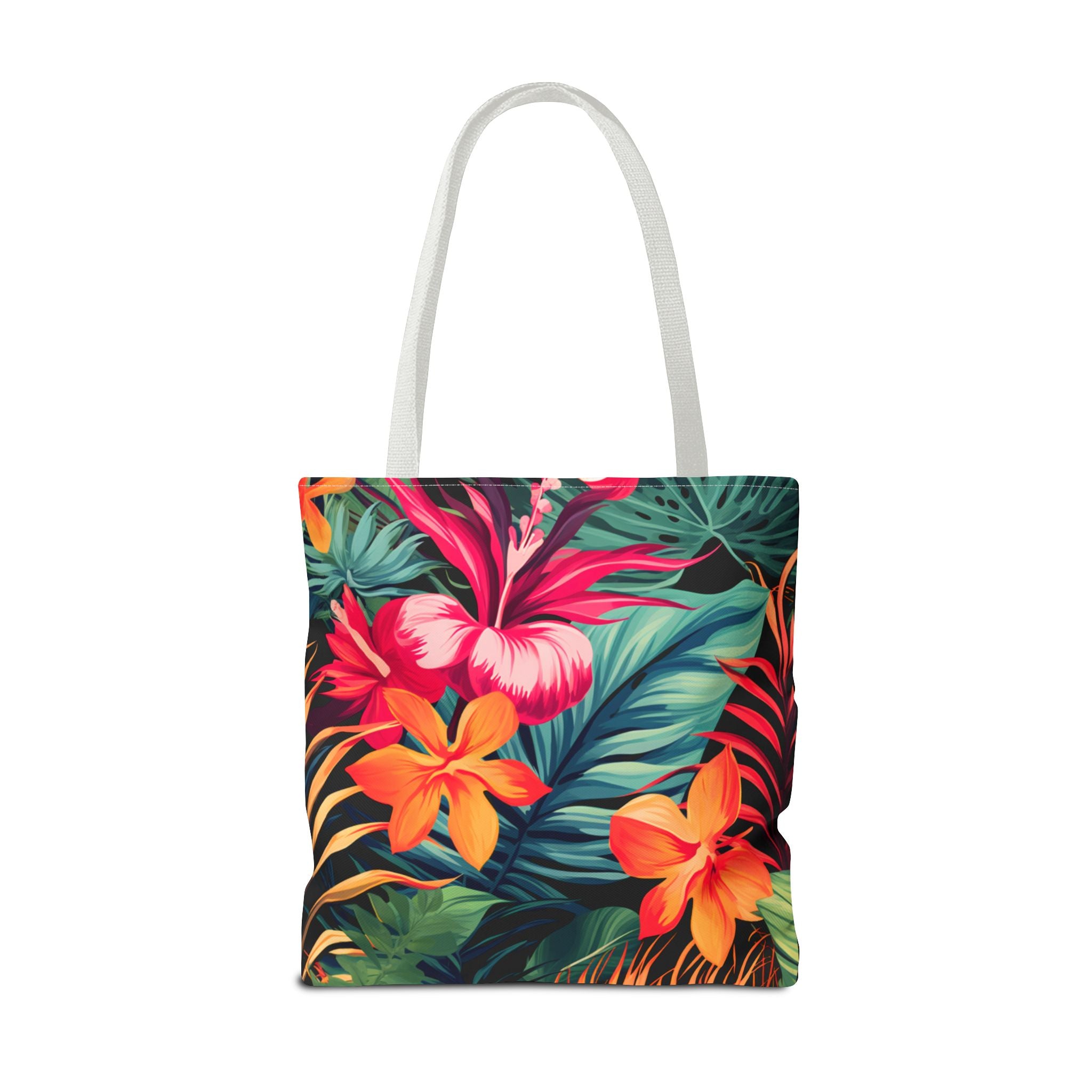 Tote Bag | Vibrant Tropical Beach & Market Tote