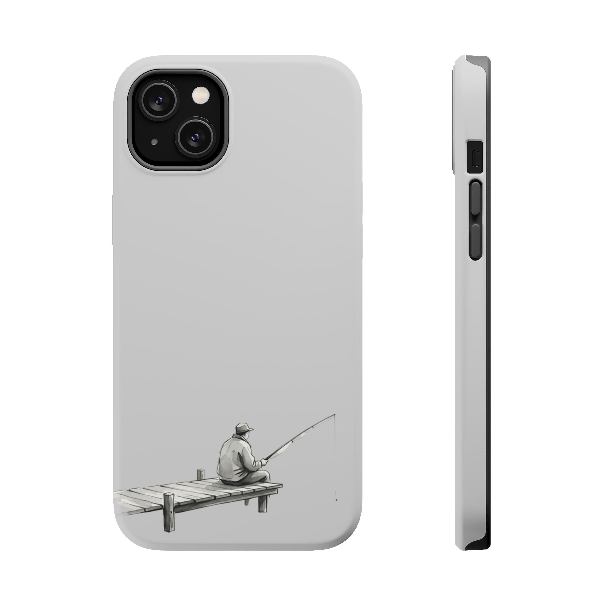 Phone Case | Fishing Dock Minimalist Magnetic Impact-Resistant Case