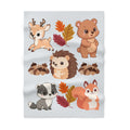Baby Blanket | Soft Fleece Autumn Forest Friends