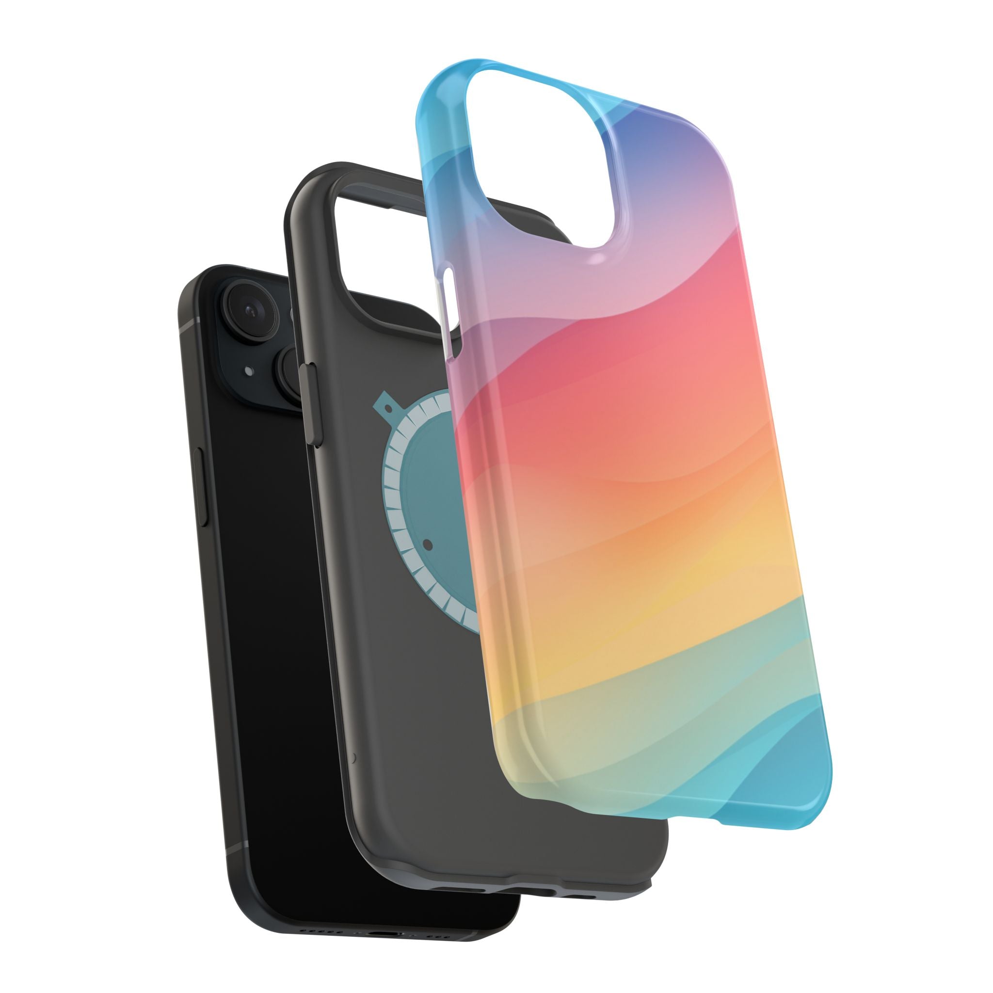 Phone Case | Gradient Sunset Magnetic Impact-Resistant Phone Shield