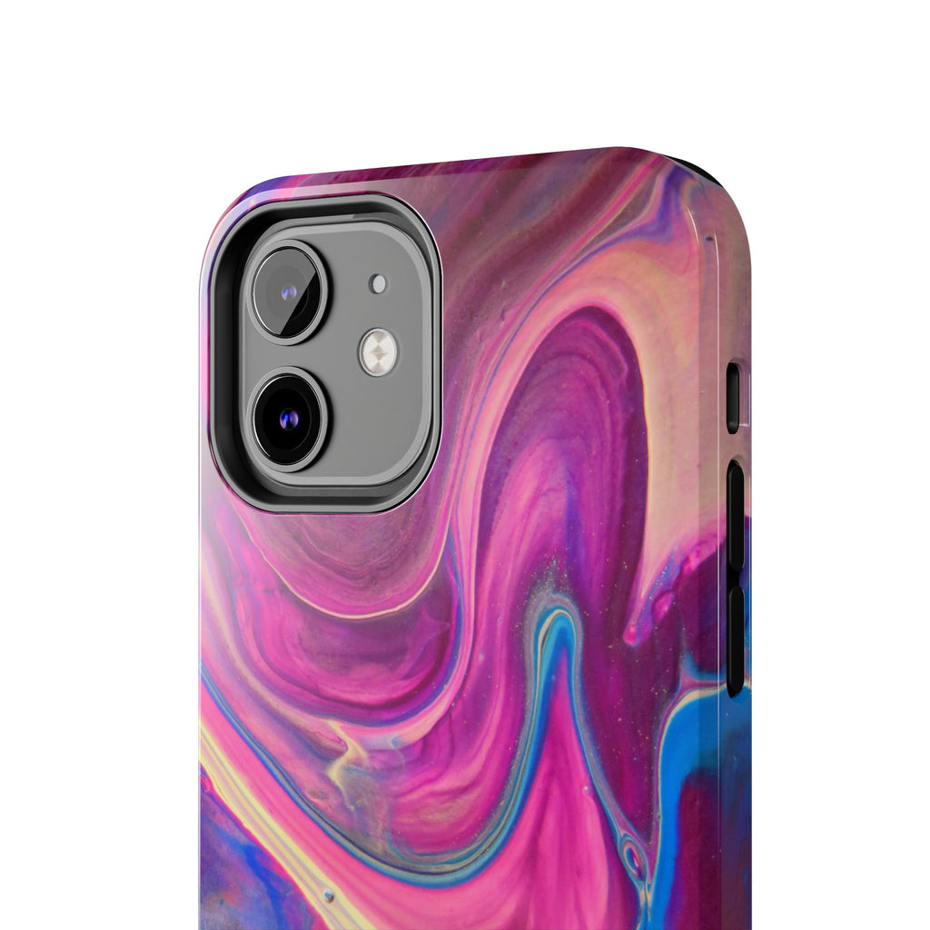 Phone Case | Protective Artistic Paint Pour Design