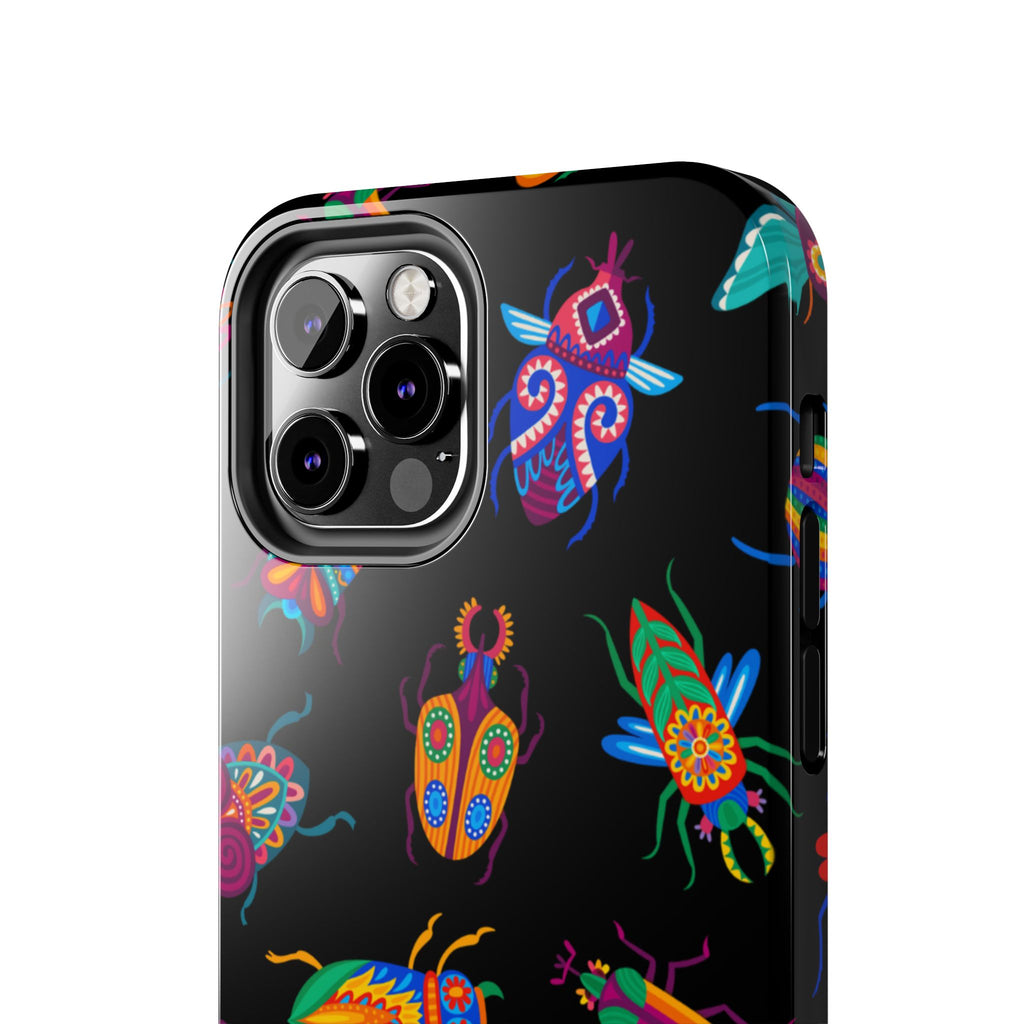 Phone Case | Neon Beetle Pattern Tough Protective Cover