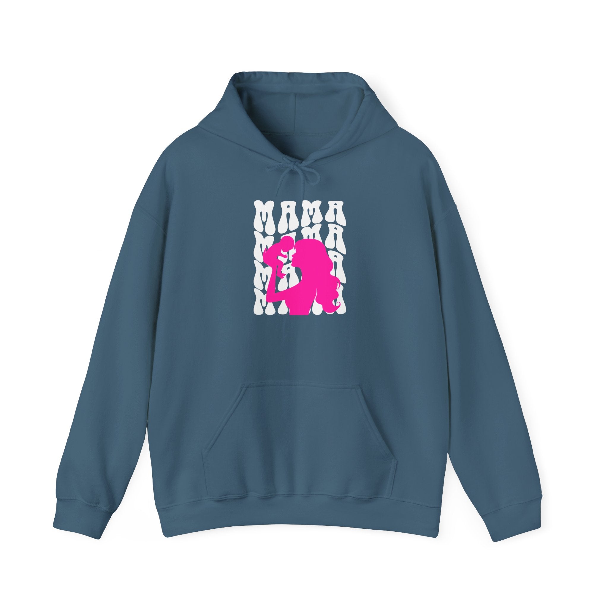 Hoodie | 'Mama' & Silhouette Pink Graphic