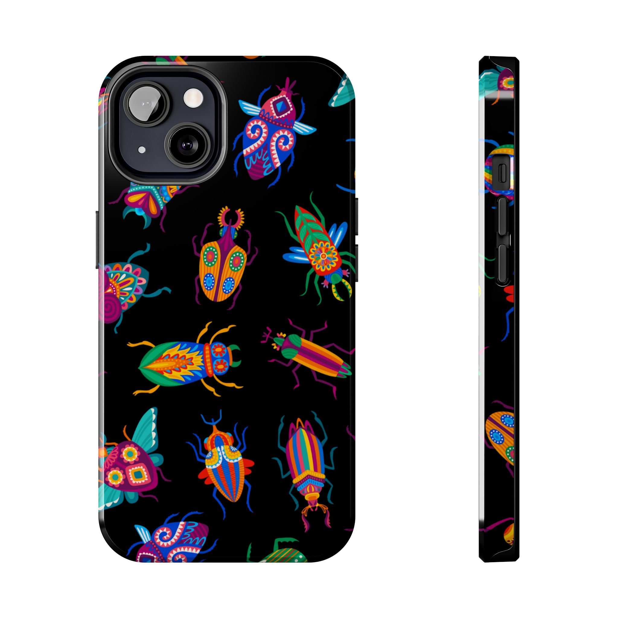 Phone Case | Neon Beetle Pattern Tough Protective Cover