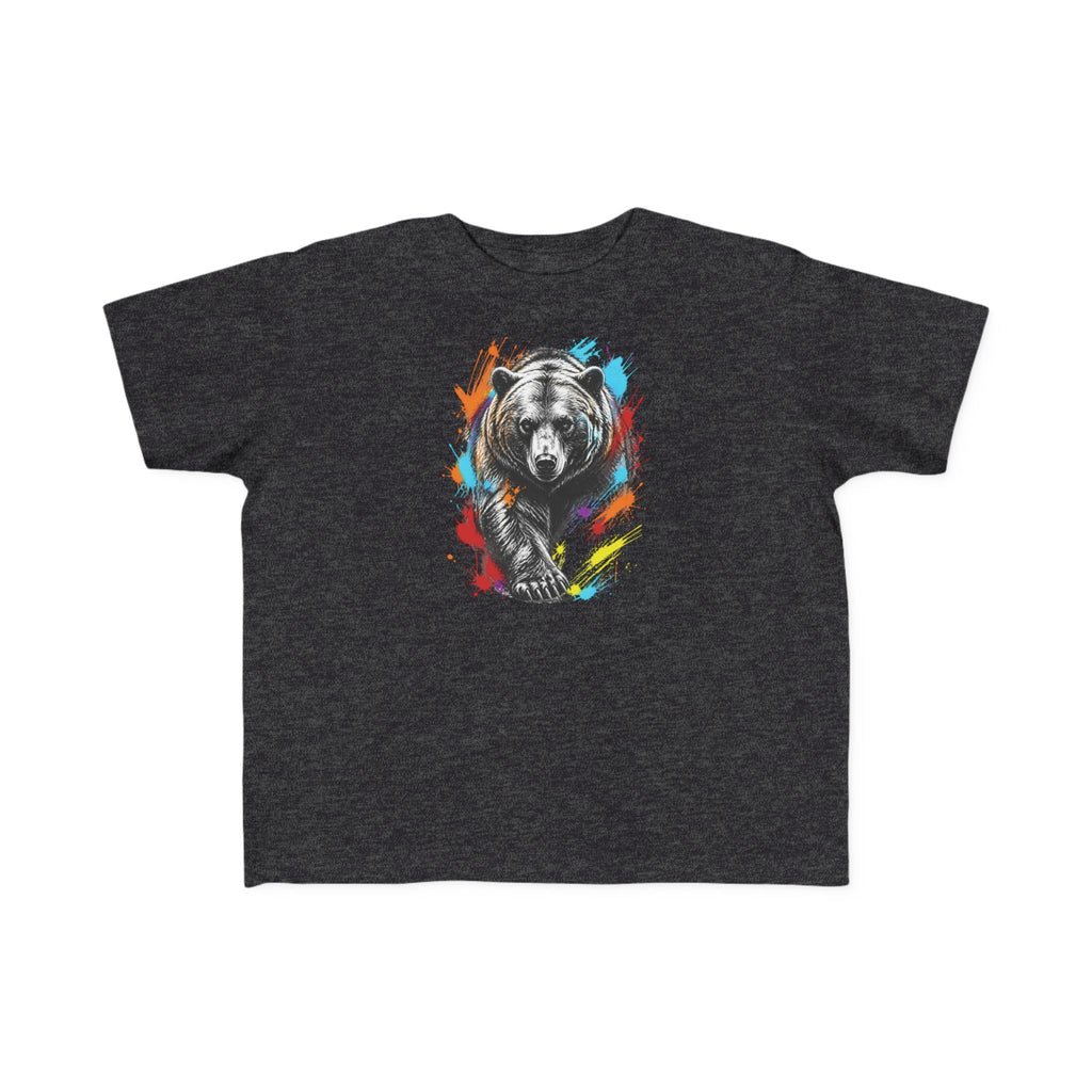 Colorful Kodiak Bear T-Shirt for Tots