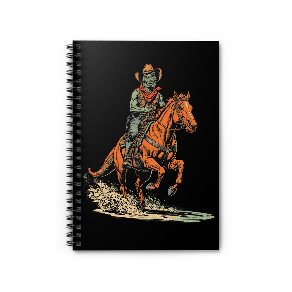 Journal | Cowboy Raptor Riding Horse Spiral Notebook