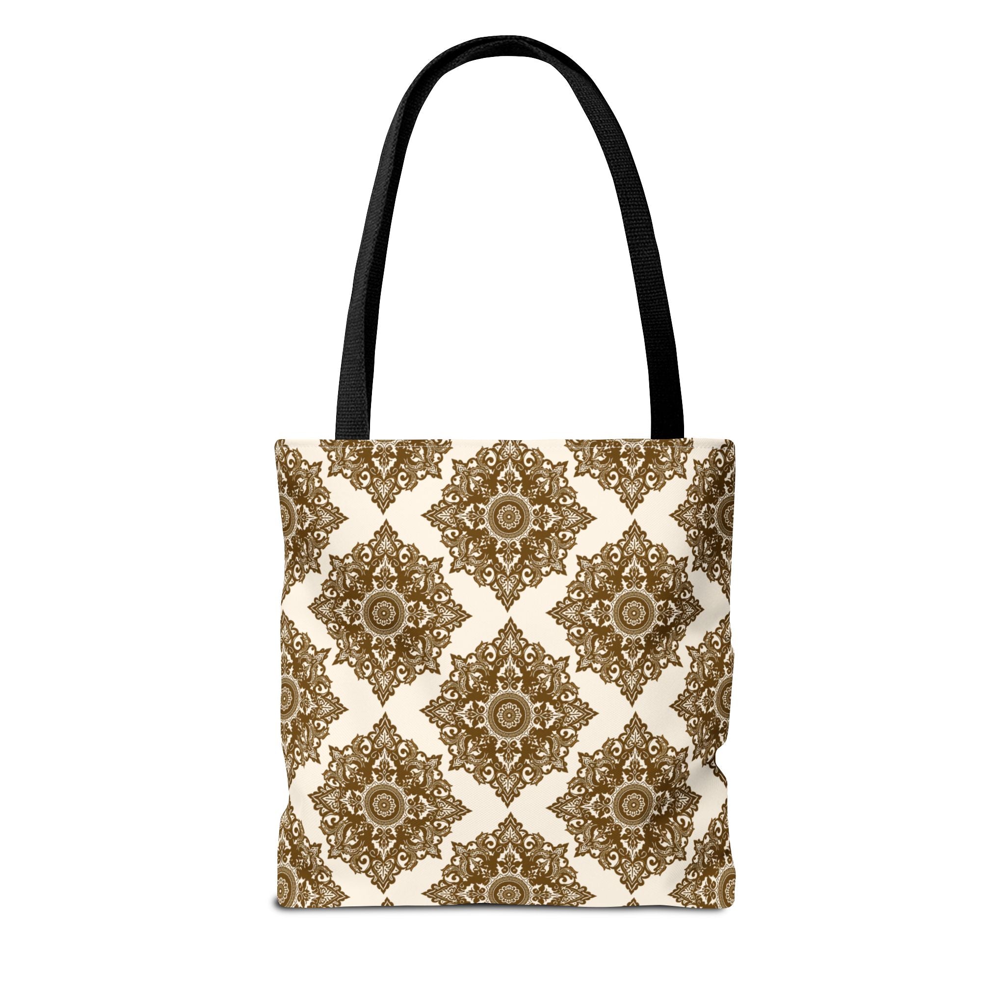 Tote Bag | Boho Gold Medallion Pattern