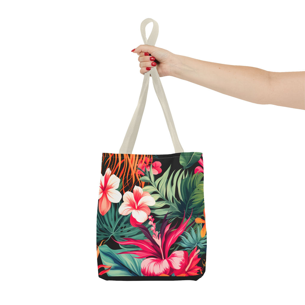 Tote Bag | Vibrant Tropical Beach & Market Tote