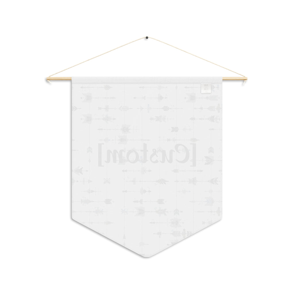 Pennant Banner | Personalized Arrow Pattern Wall Flag for Nursery, Office, or Dorm Décor