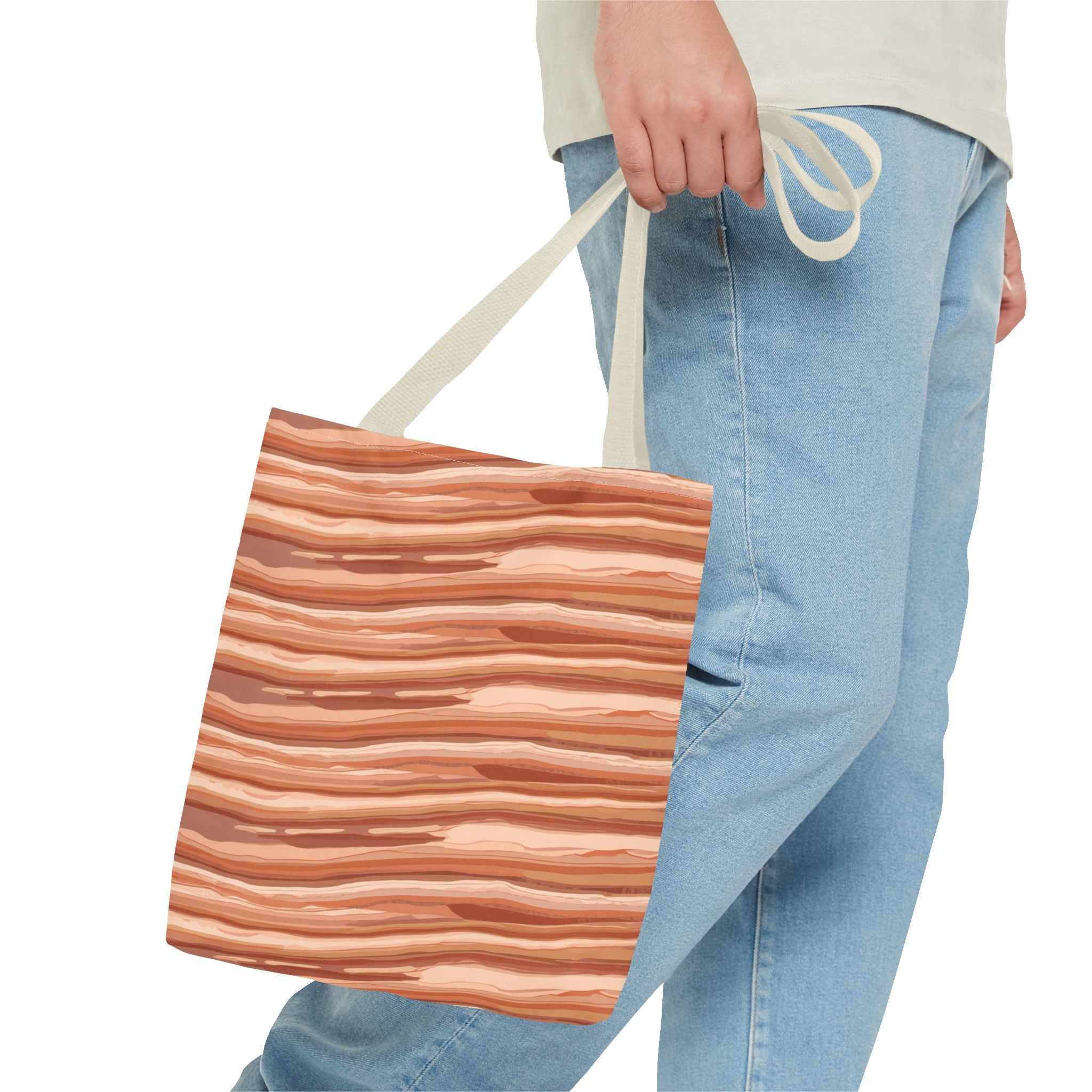 Tote Bag — Rustic All-Over-Print Canvas Tote