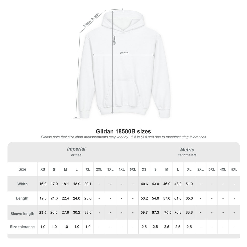 Tribal Hammerhead Youth Hoodie