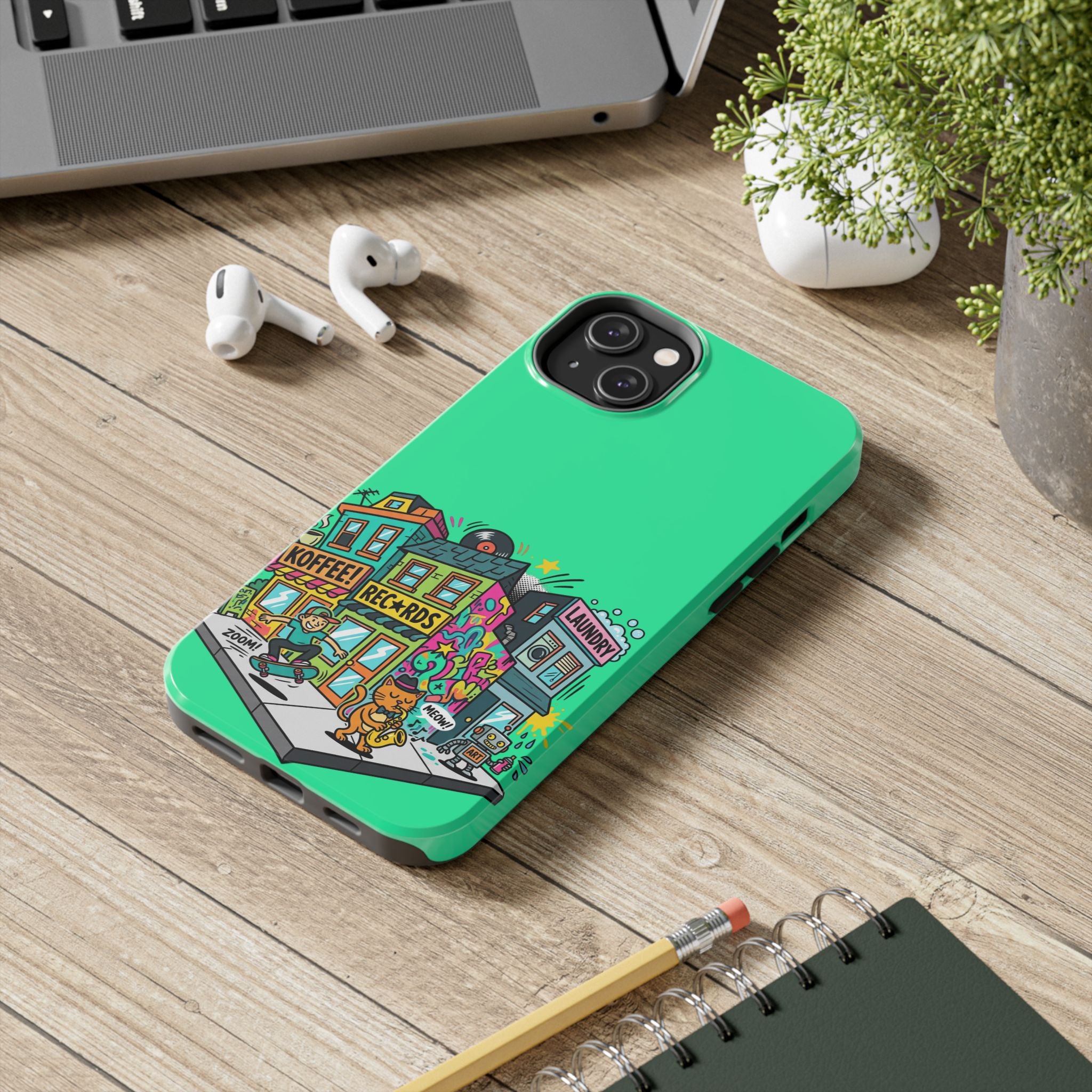Phone Case | Tough Protective Cover with Colorful Street Art
