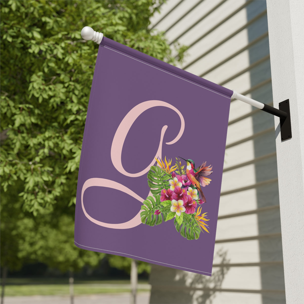 Monogram G Garden Flag