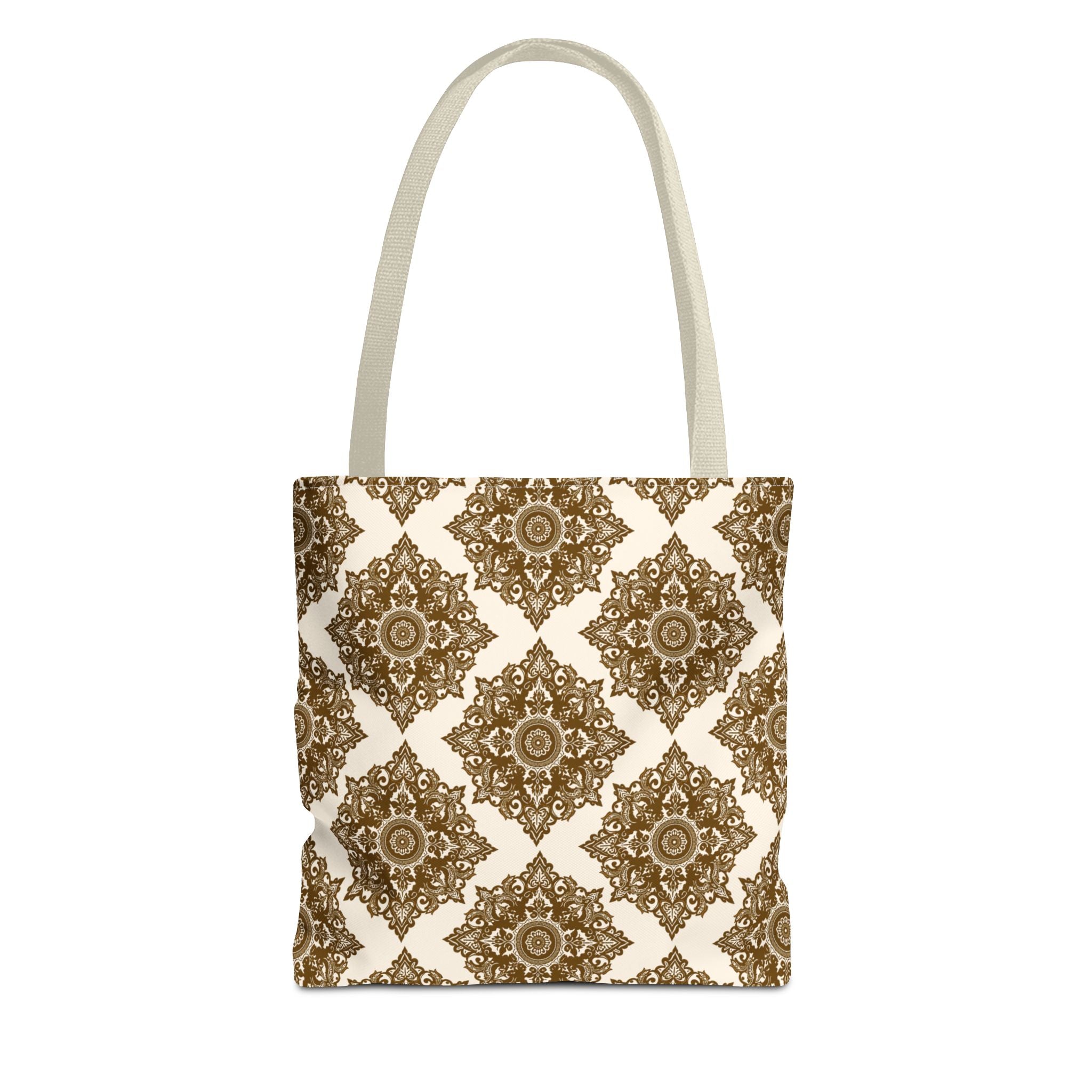 Tote Bag | Boho Gold Medallion Pattern