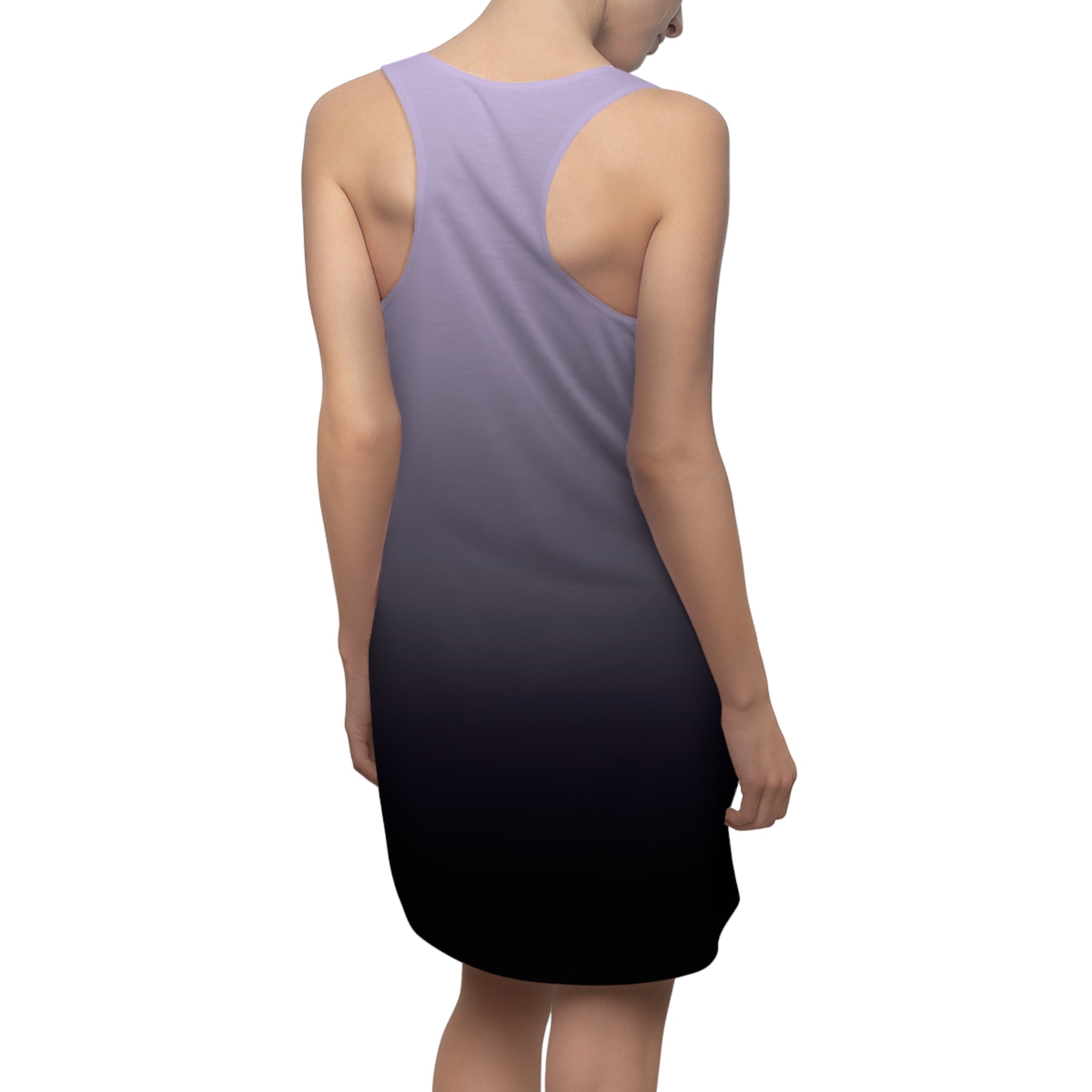 Women's Racerback Dress | Lavender to Black Women's Tank Dress