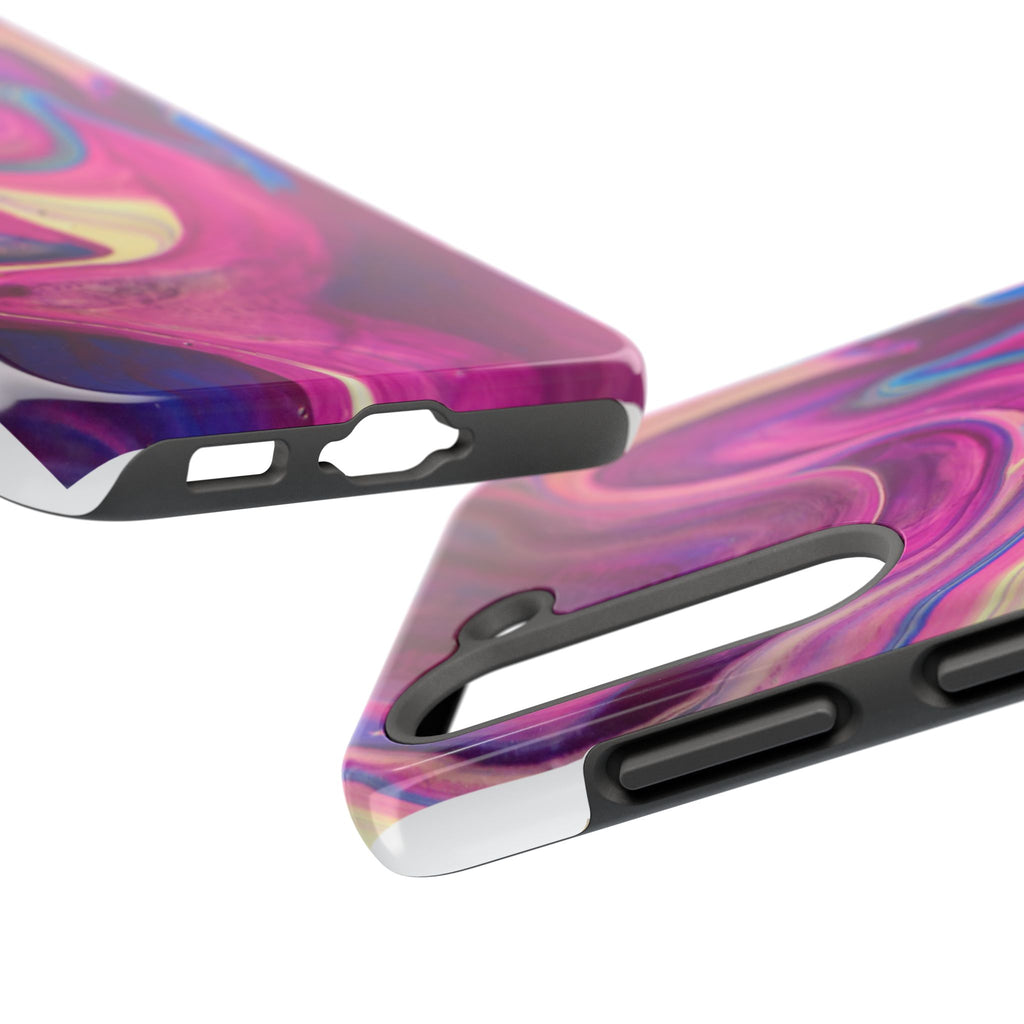 Phone Case | Protective Artistic Paint Pour Design