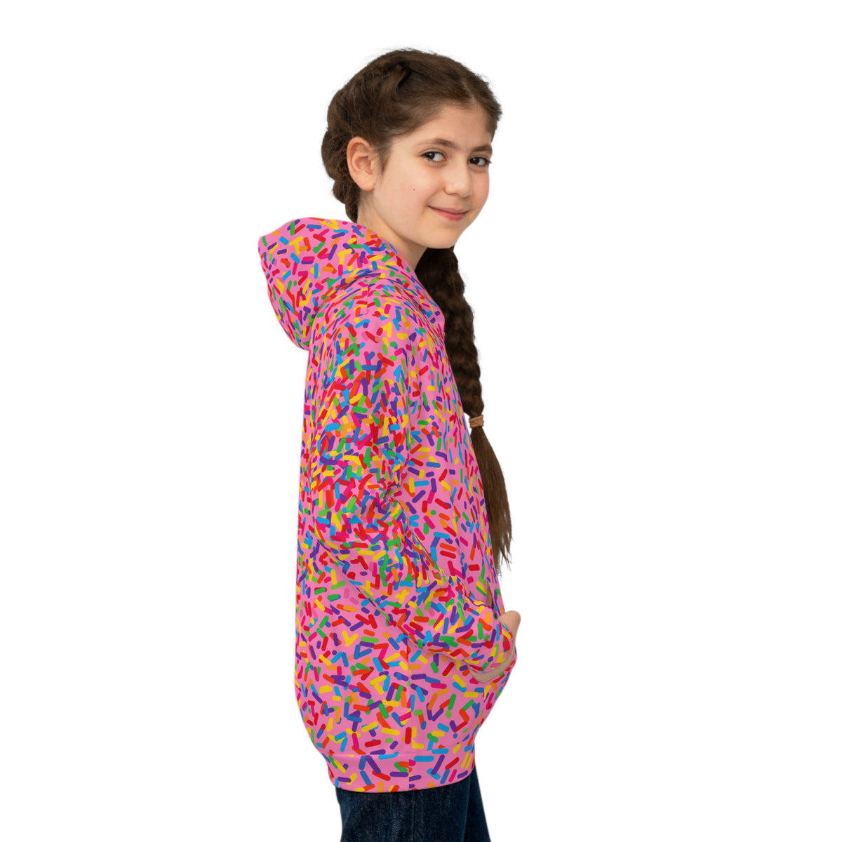 Strawberry & Rainbow Sprinkles Hoodie