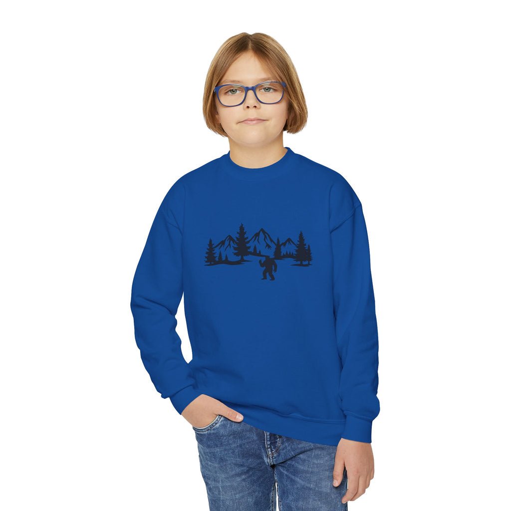 Thumbs Up Bigfoot Youth Sweatshirt