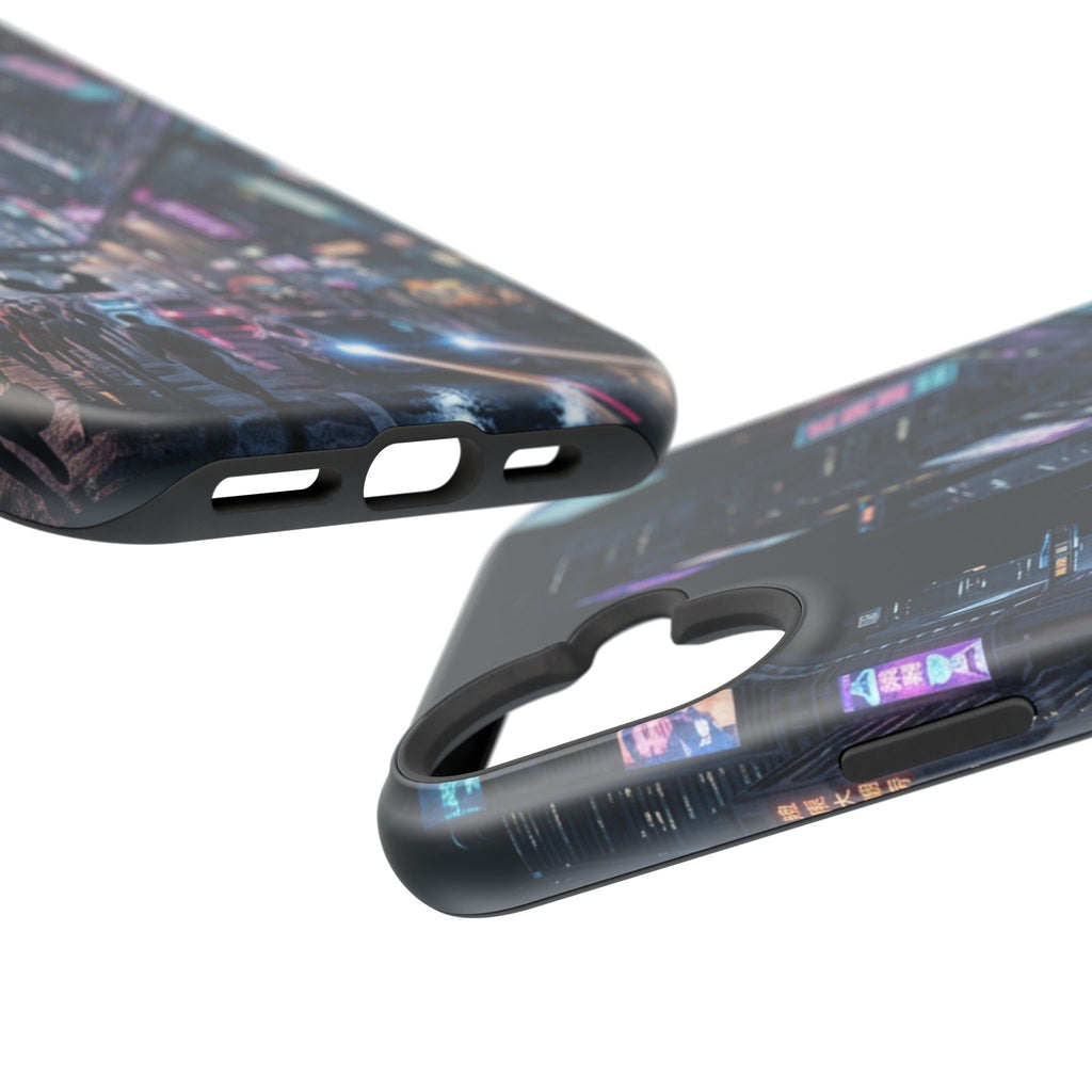 Phone Case | Cyberpunk City Magnetic Impact-Resistant Phone Cover