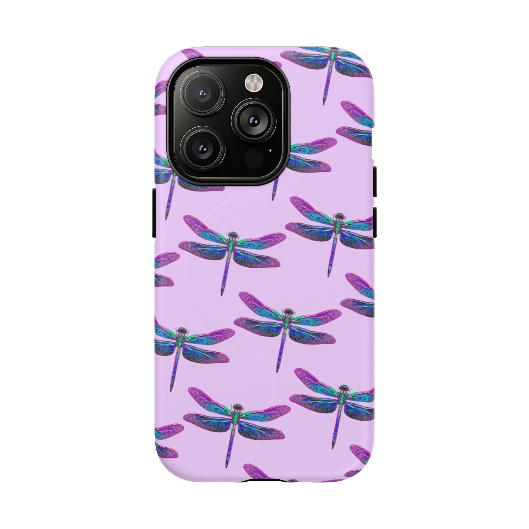 Phone Case | Blue Purple Dragonfly Tough Magnetic Case