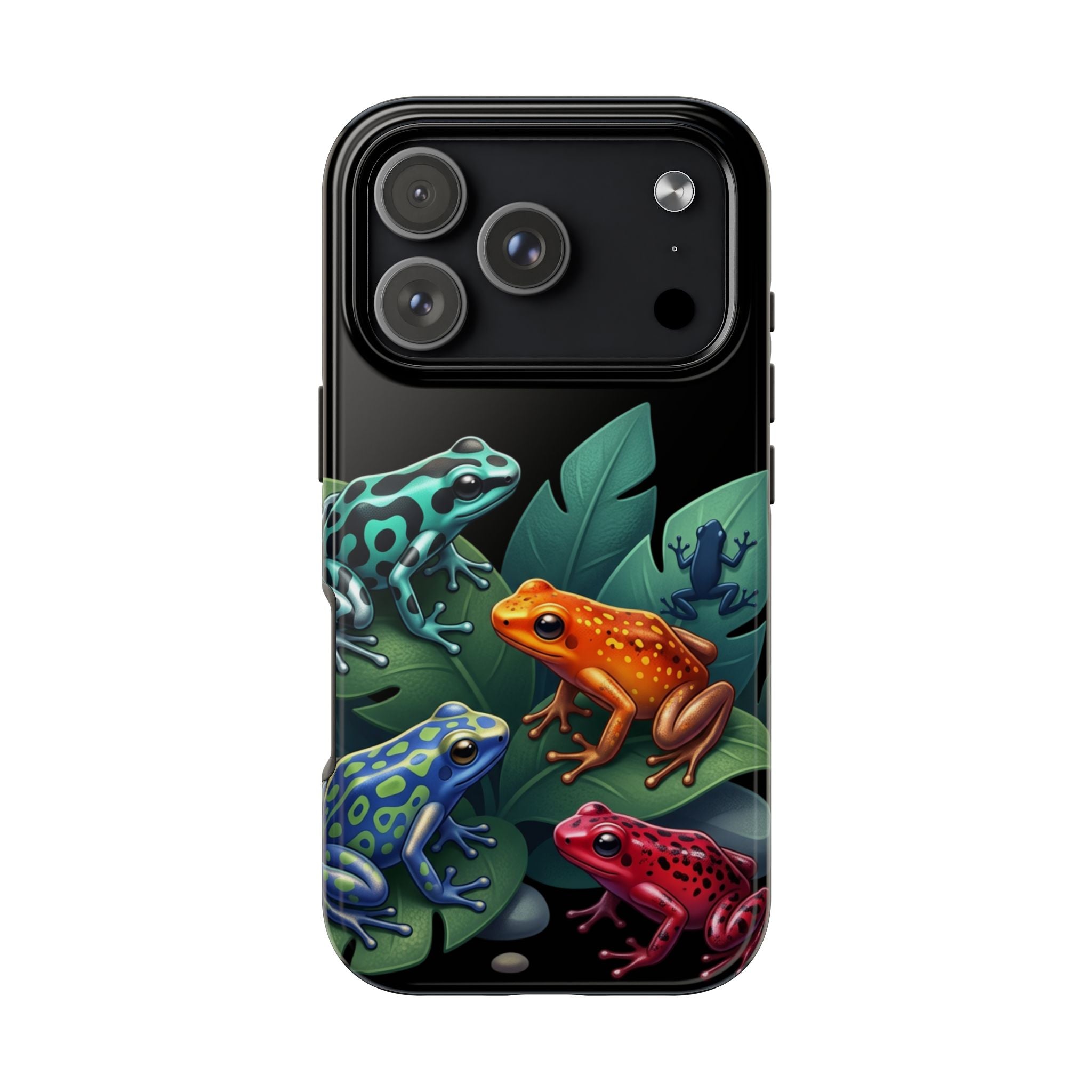 Phone Case | Colorful Dart Frog Design Tough Protective Case
