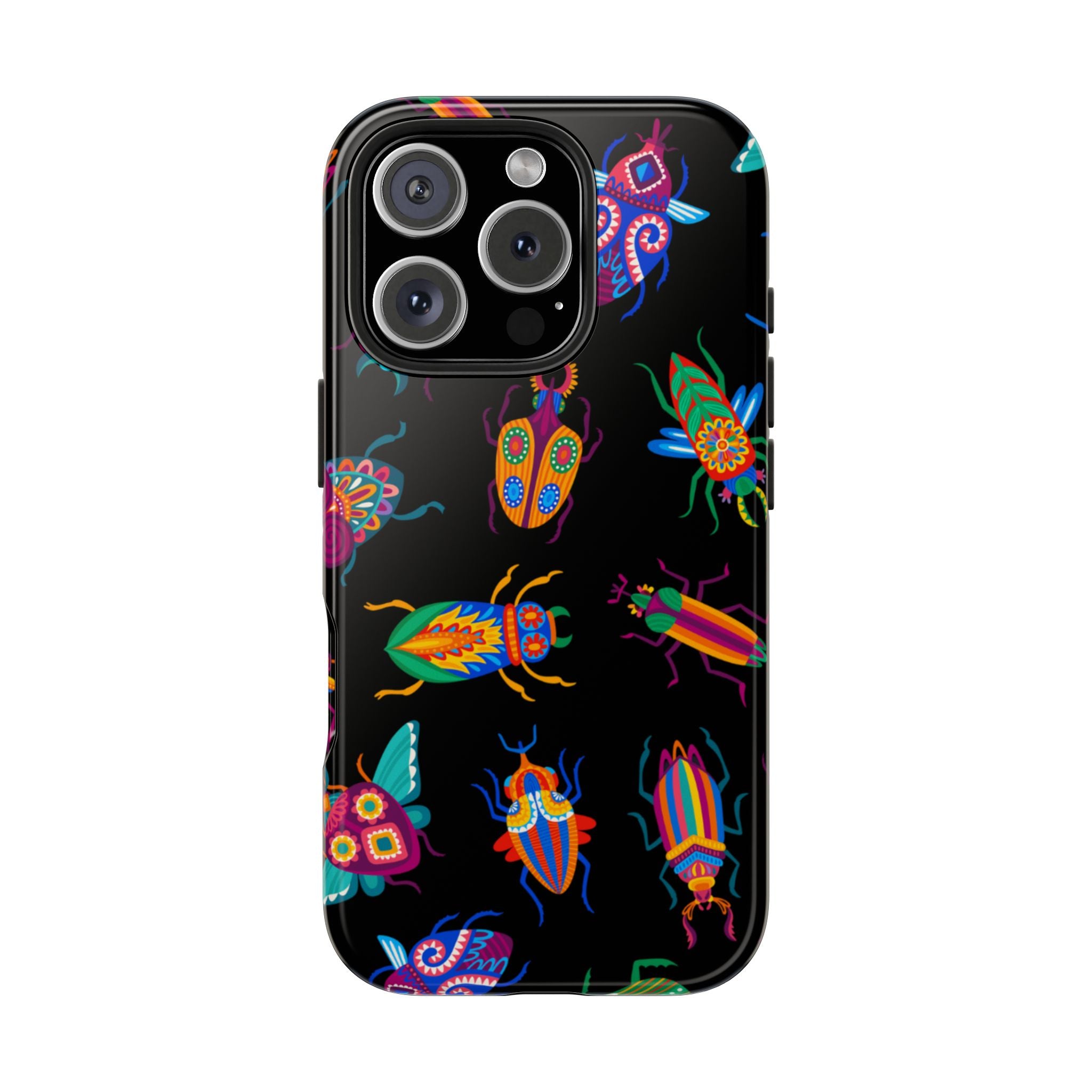 Phone Case | Neon Beetle Pattern Tough Protective Cover