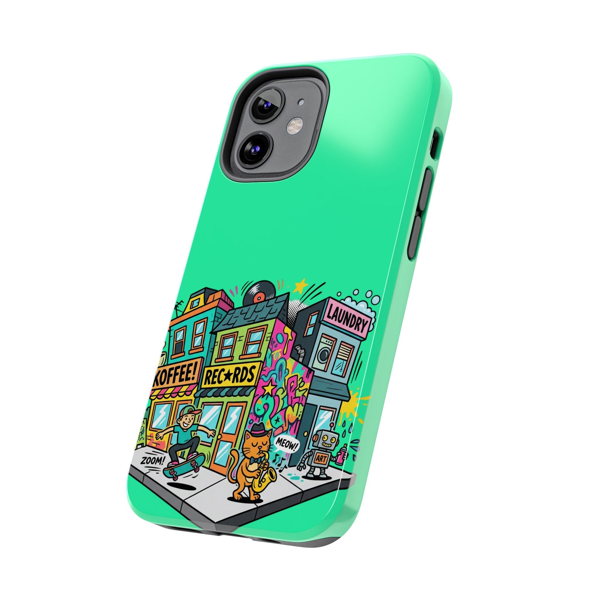 Phone Case | Tough Protective Cover with Colorful Street Art