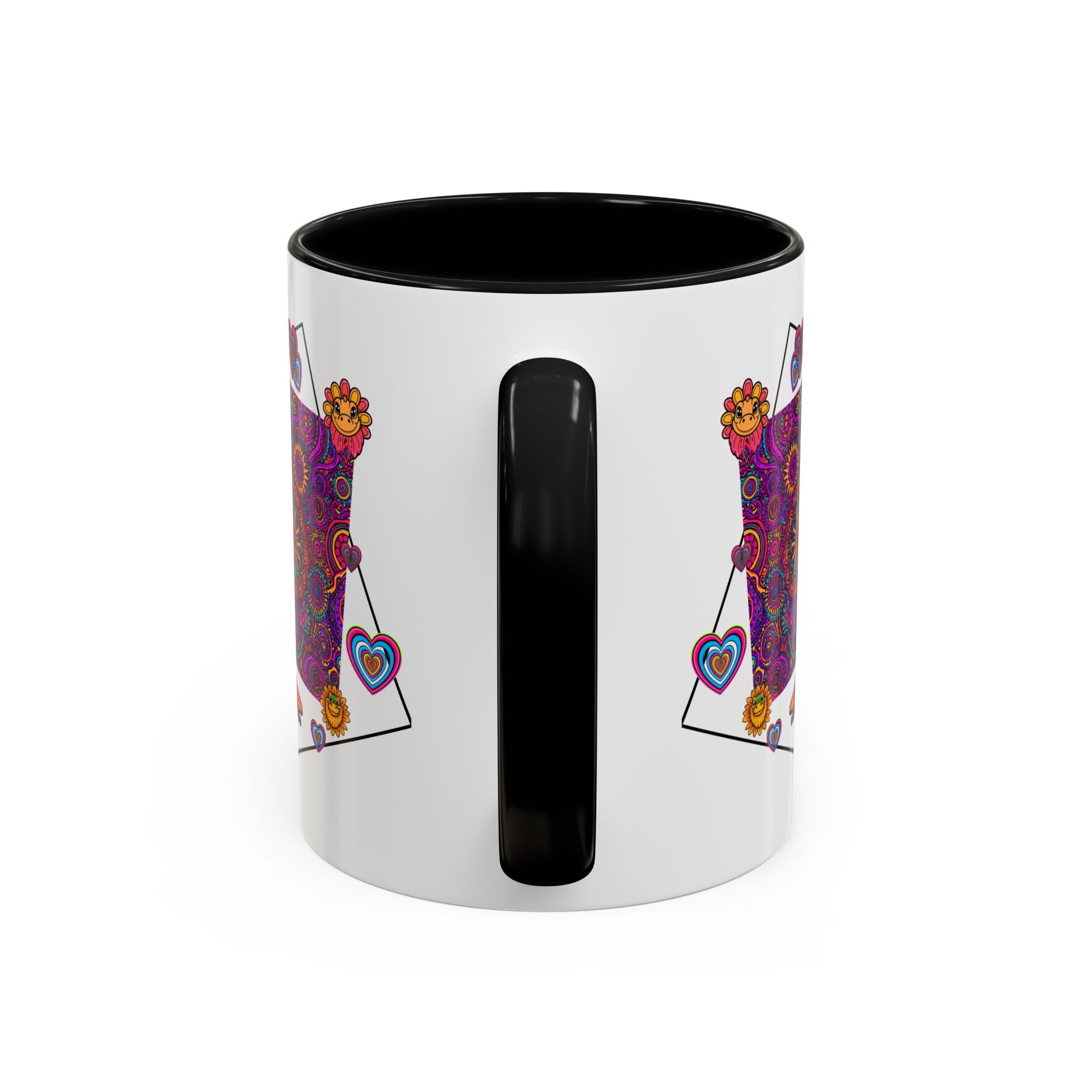 Coffee Mug | Psychedelic Lizards Accent Ceramic Mug