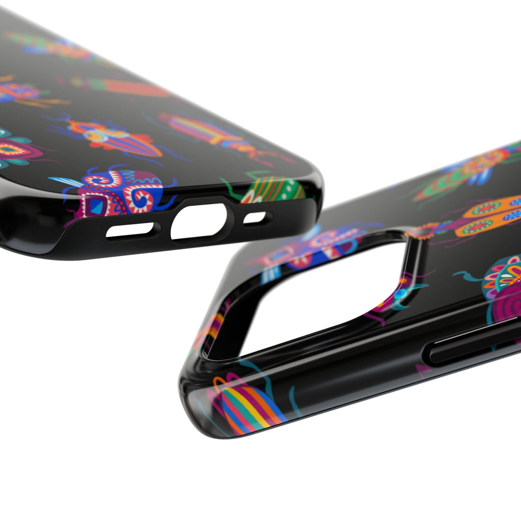 Phone Case | Neon Beetle Pattern Tough Protective Cover