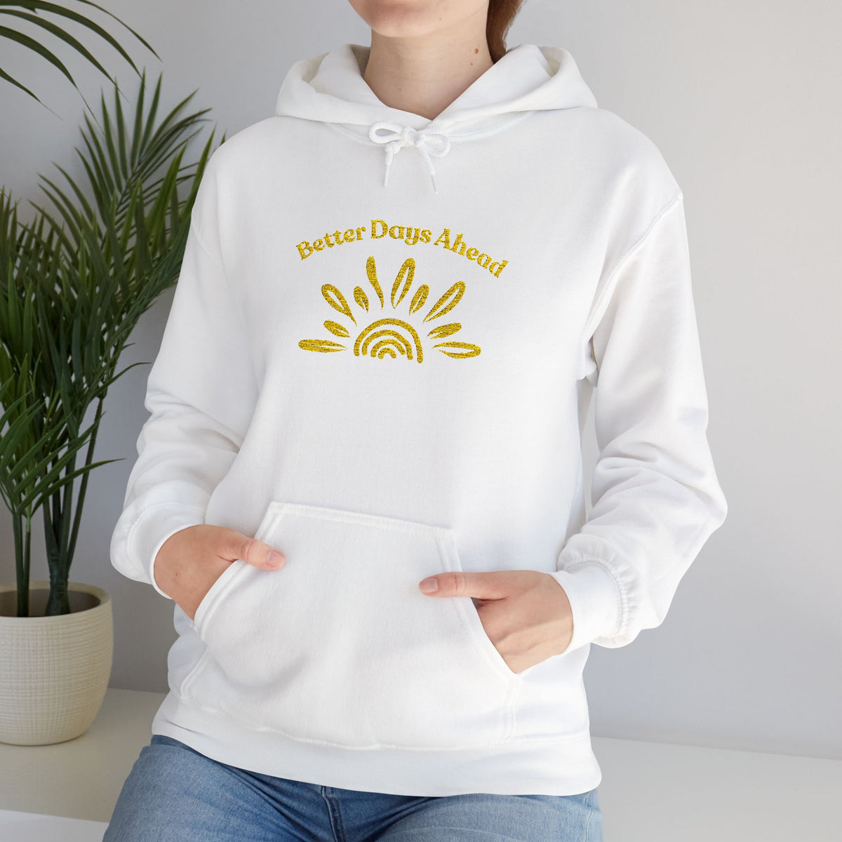 ‘Better Days Ahead’ Embroidered Hoodie