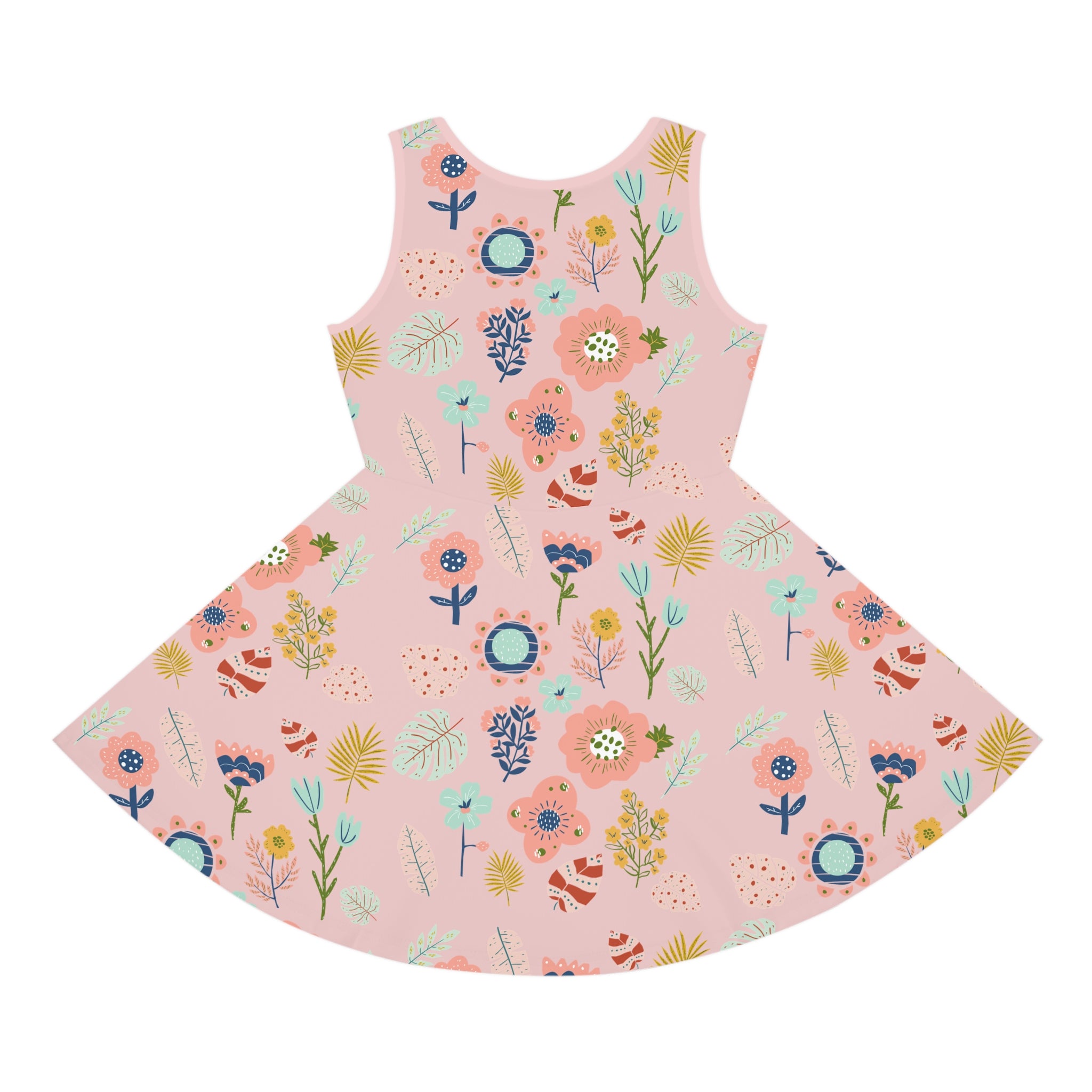 Girls' Floral Sundress | Pink Swing Dress