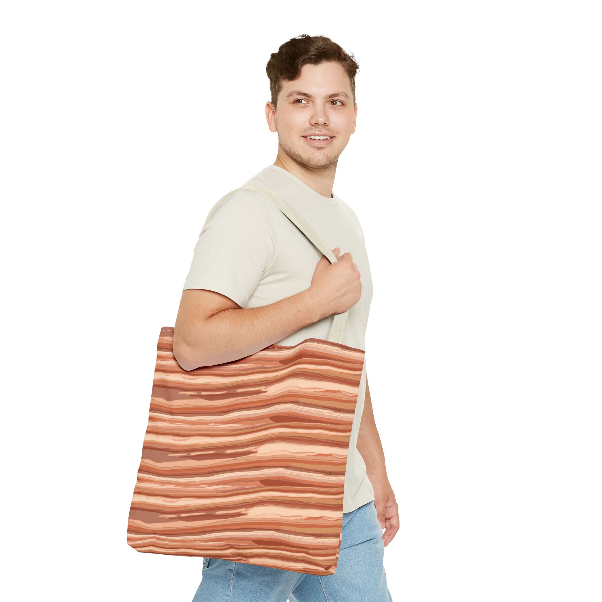Tote Bag — Rustic All-Over-Print Canvas Tote