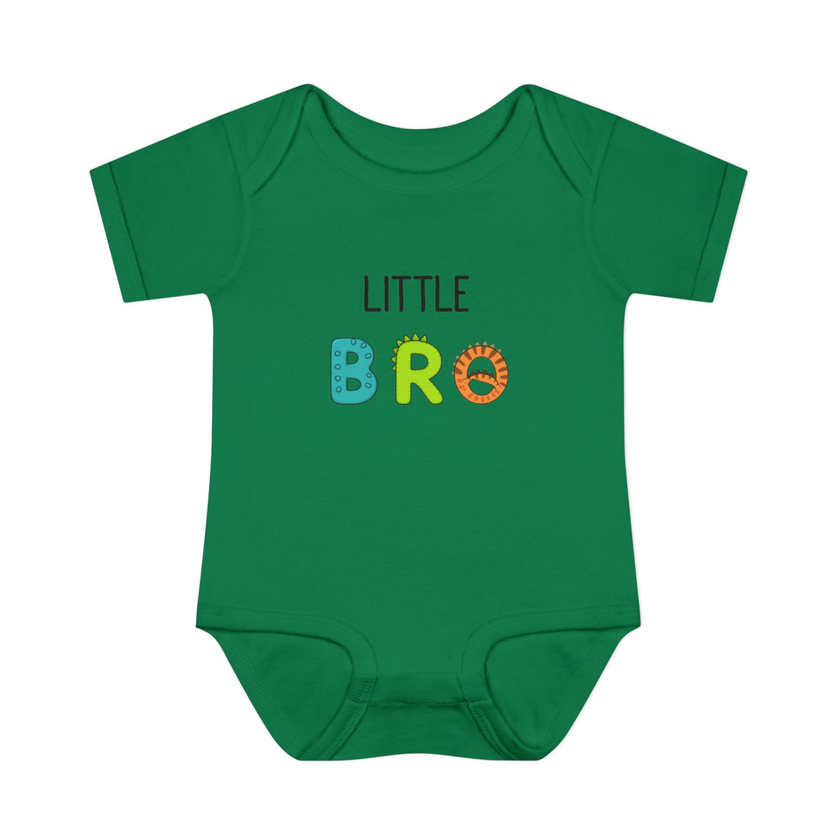 Little Bro Dino Letters Onesie
