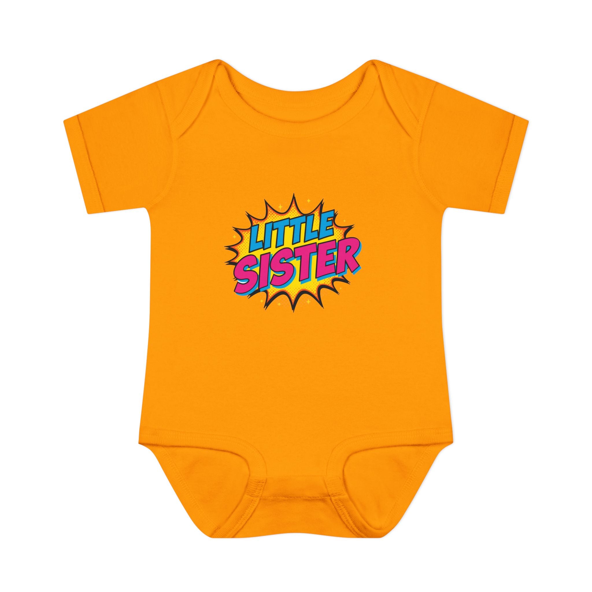Baby Bodysuit | 'Little Sister' Comic Pop Art Infant Onesie