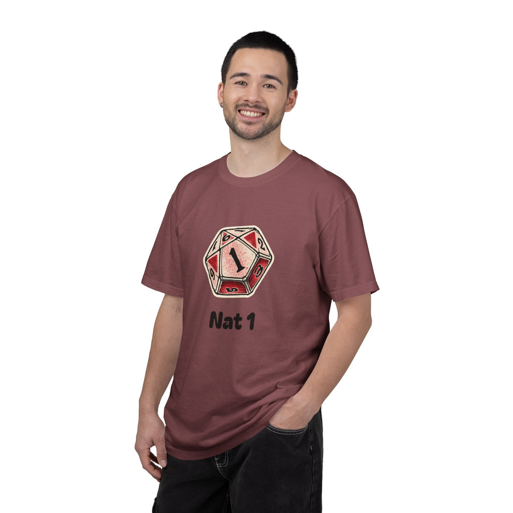 T-Shirt | Roleplaying RPG 'Nat 1' & 'Striving to Be the Whole Problem' Tee