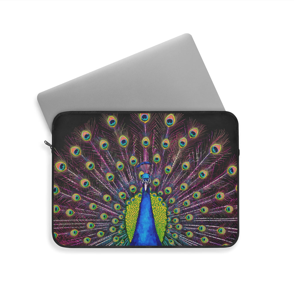 Laptop Sleeve | Vibrant Peacock Design