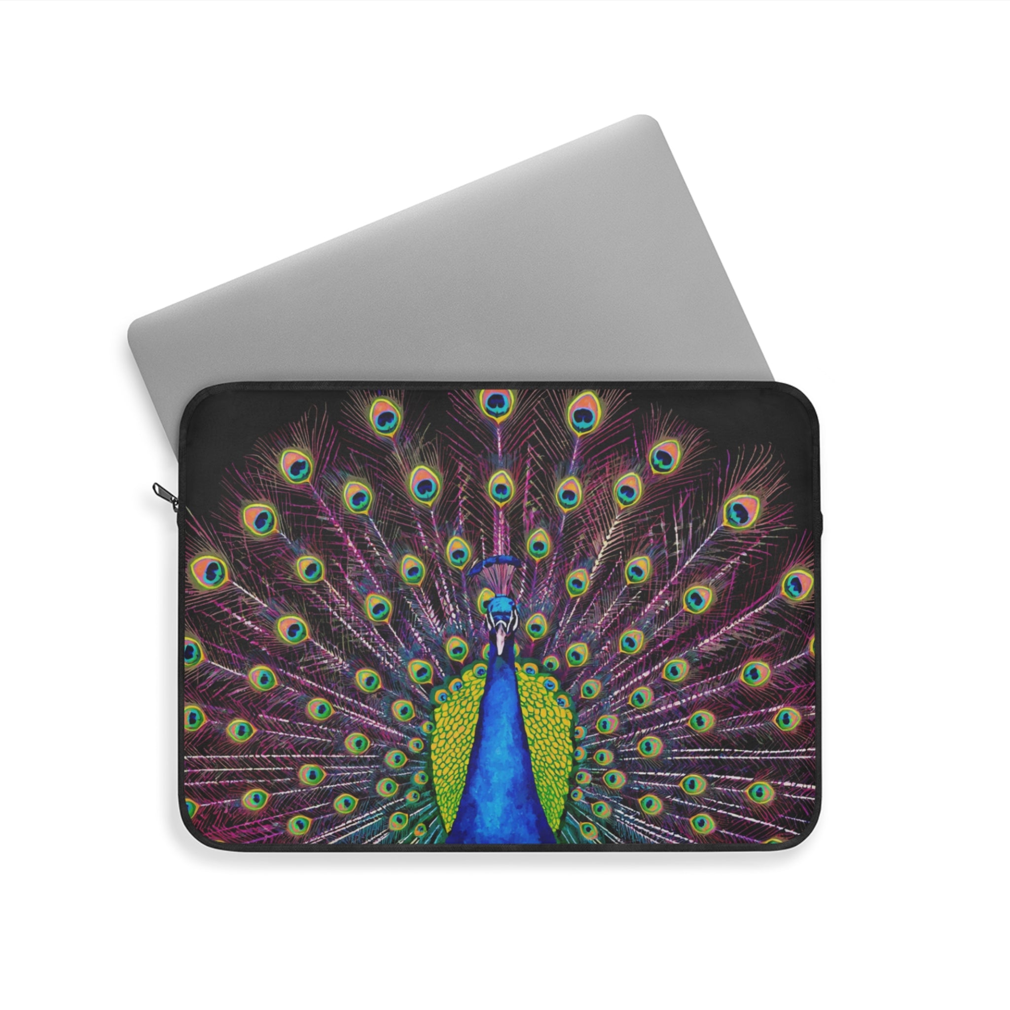 Laptop Sleeve | Vibrant Peacock Design