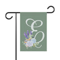 Home & Garden Banner | 'E' Monogram Sage Garden Flag