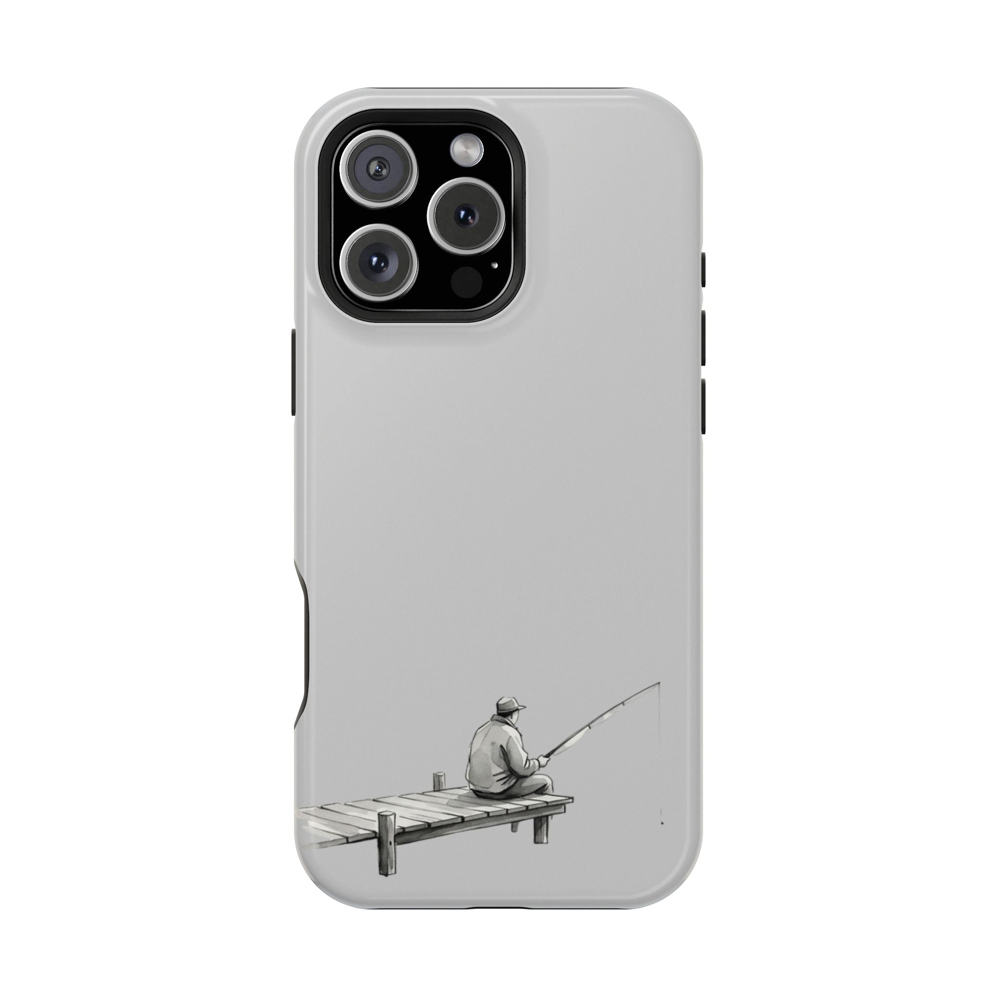 Phone Case | Fishing Dock Minimalist Magnetic Impact-Resistant Case