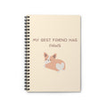 Journal | 'My Best Friend Has Paws' Corgi Spiral Notebook