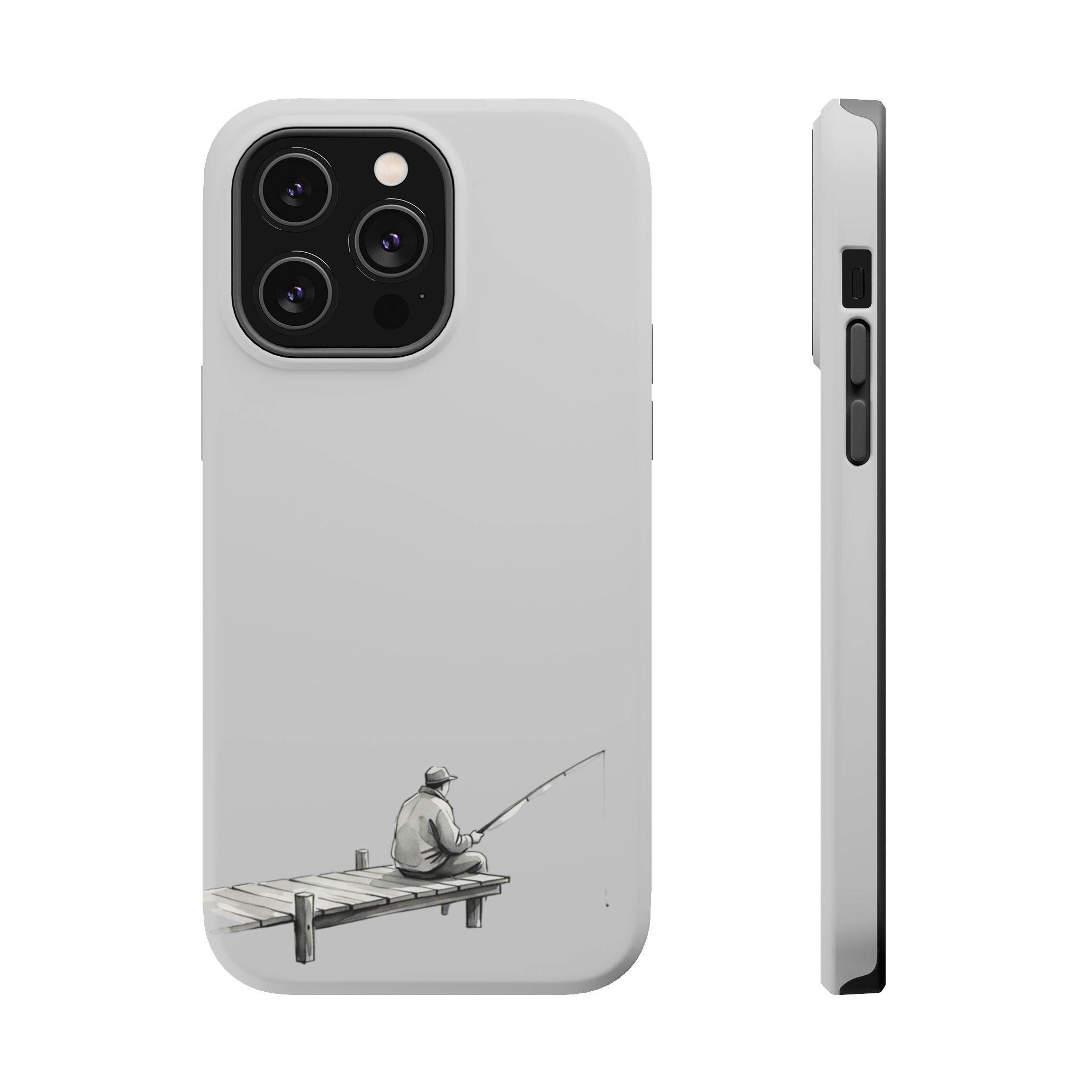 Phone Case | Fishing Dock Minimalist Magnetic Impact-Resistant Case