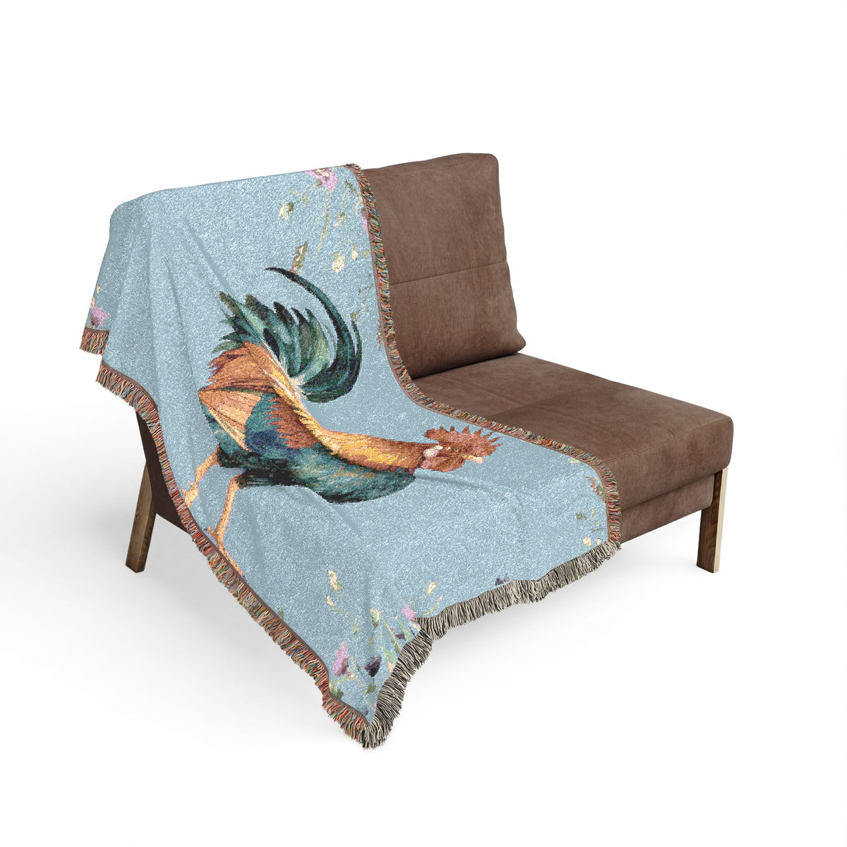 Farmhouse Rooster Tapestry Blanket