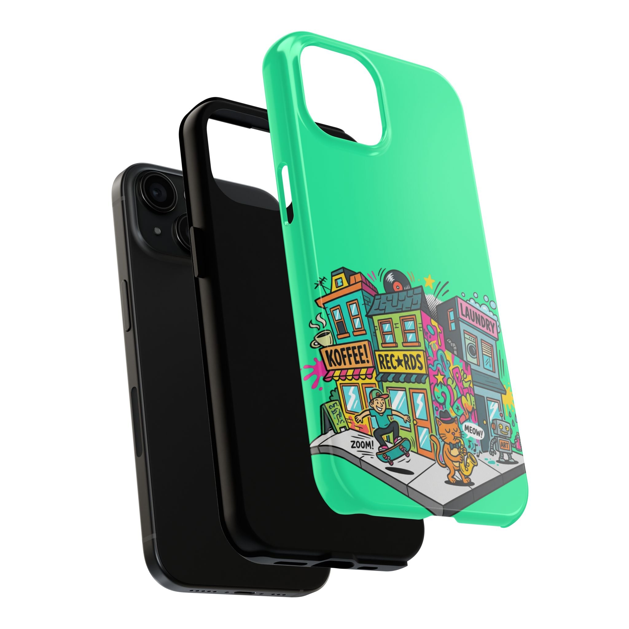 Phone Case | Tough Protective Cover with Colorful Street Art