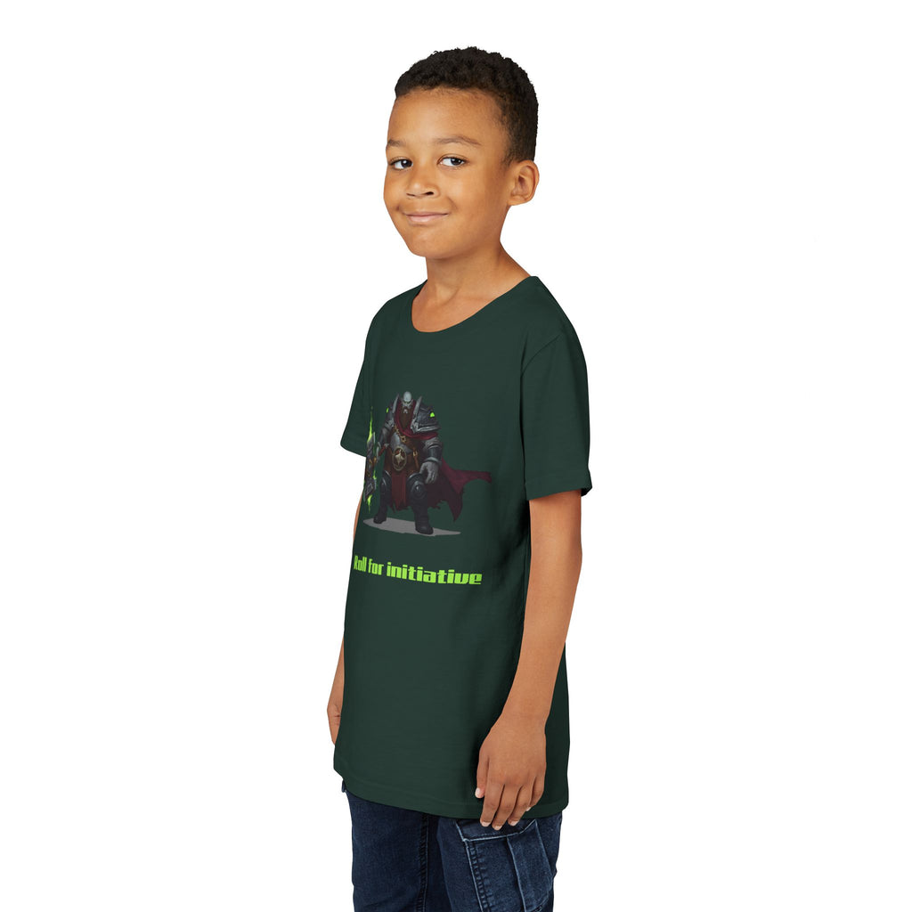 T-Shirt | 'Roll for Initiative' Fantasy RPG Character Youth Tee