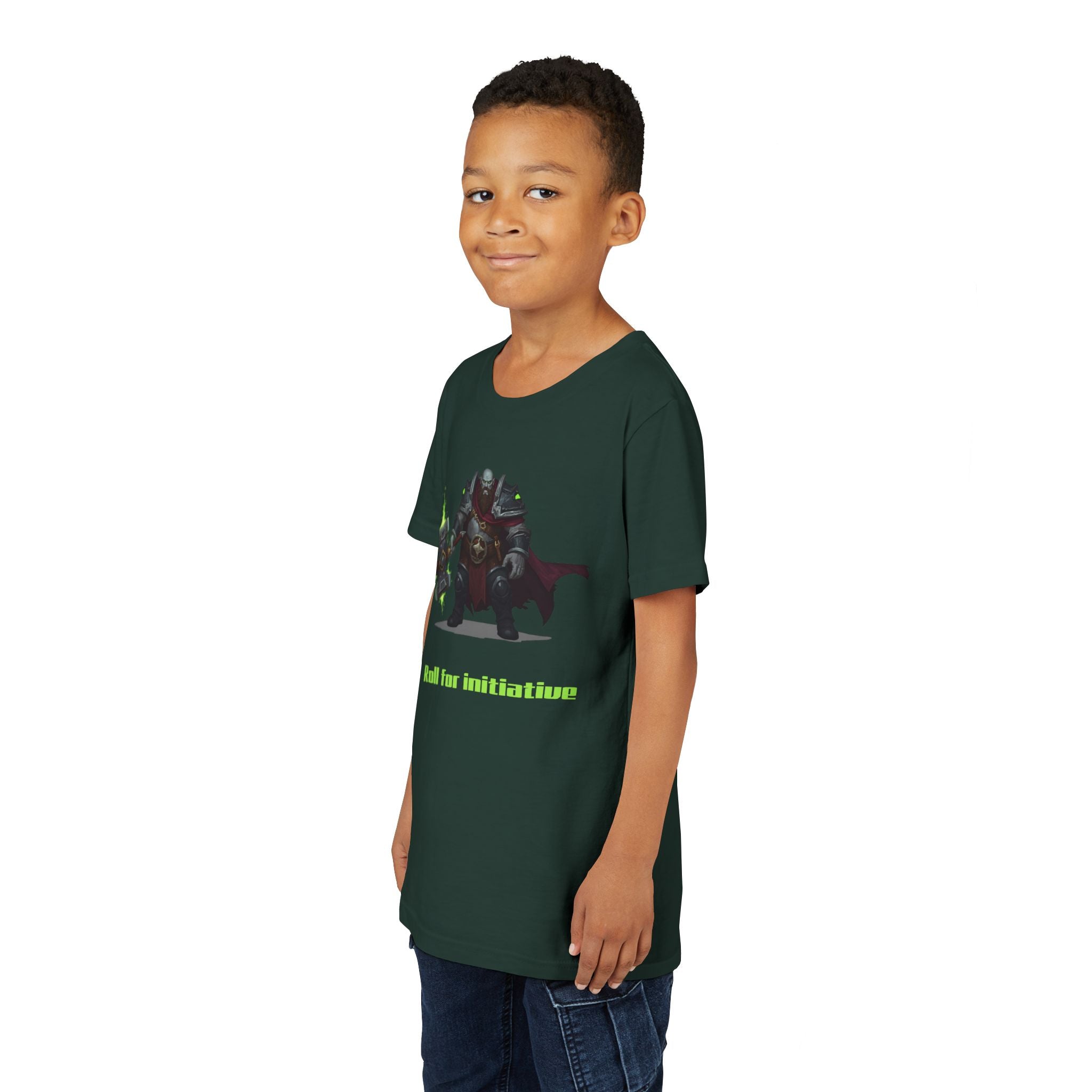 T-Shirt | 'Roll for Initiative' Fantasy RPG Character Youth Tee