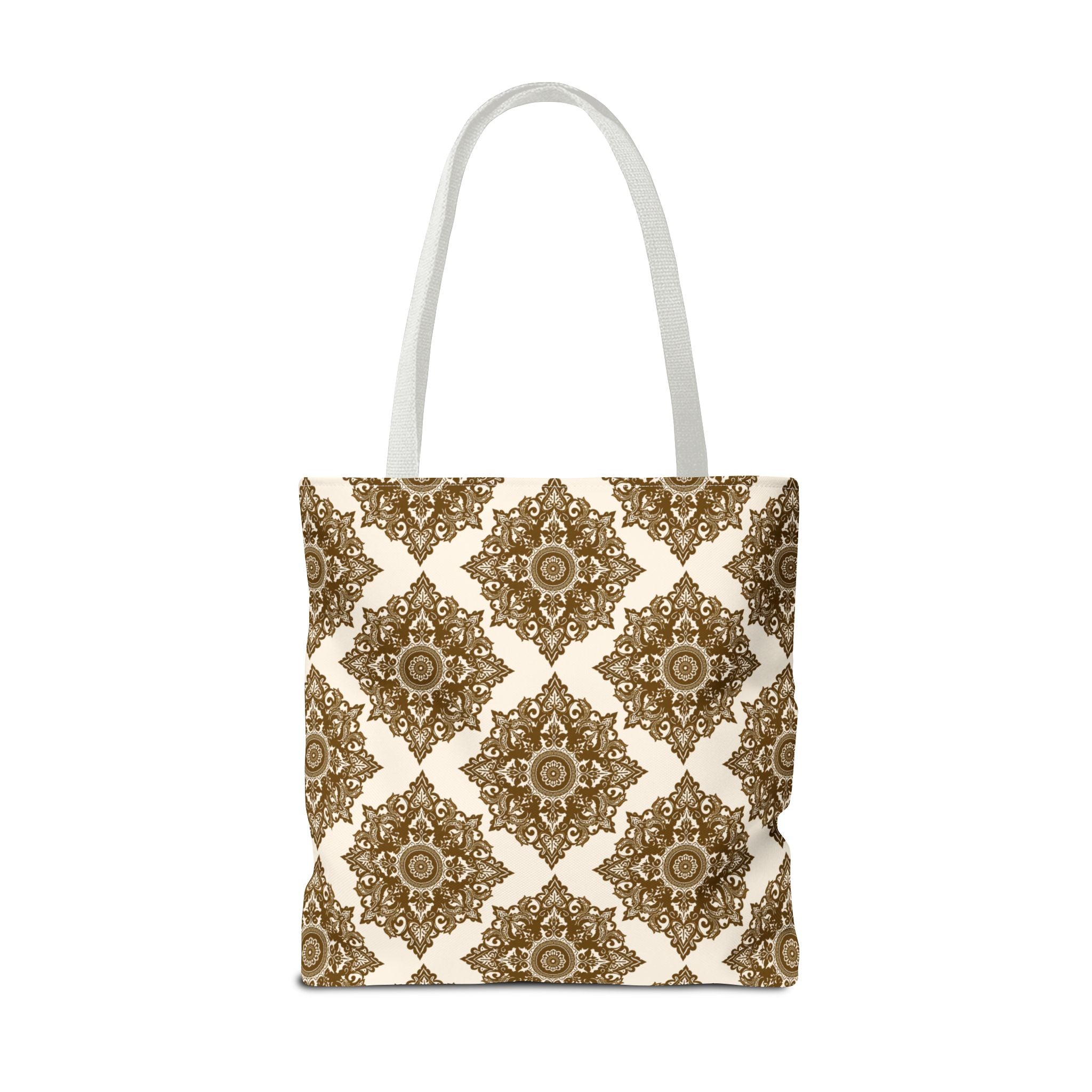 Tote Bag | Boho Gold Medallion Pattern