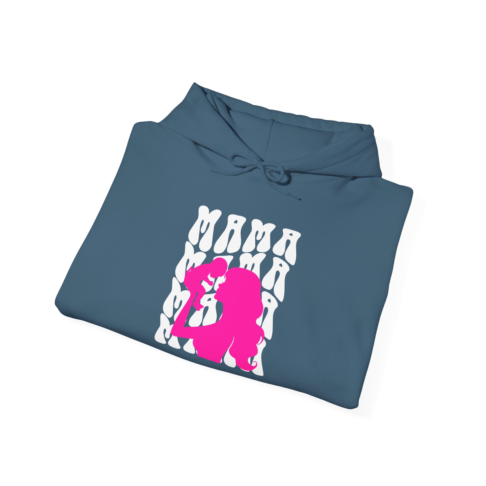 Hoodie | 'Mama' & Silhouette Pink Graphic